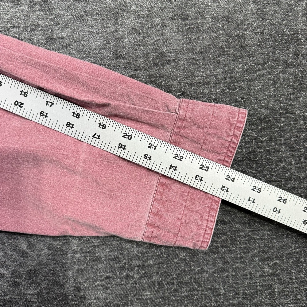 Red Head Brand Co. Button Up Long Sleeve Red Men's Size XXL Elbow Patches VTG - Picture 14 of 15